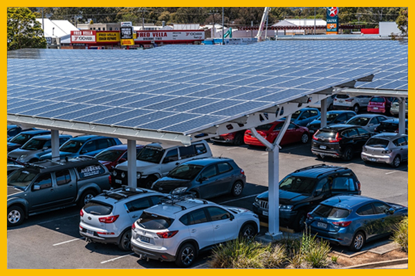 Solar Parking Shades