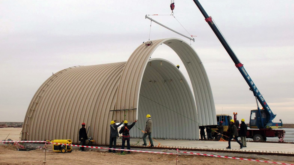 K-Span Building Construction and Car Parking Shade in Kuwait